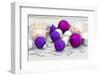 Christmas Decoration Purple Pink Ones-Andrea Haase-Framed Photographic Print