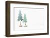 Christmas Decoration, Two Christmas Trees Made of Wood-Petra Daisenberger-Framed Photographic Print