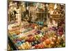 Christmas Decorations at Stall, Christkindlmarkt at Rathausplatz, Innere Stadt-Richard Nebesky-Mounted Photographic Print