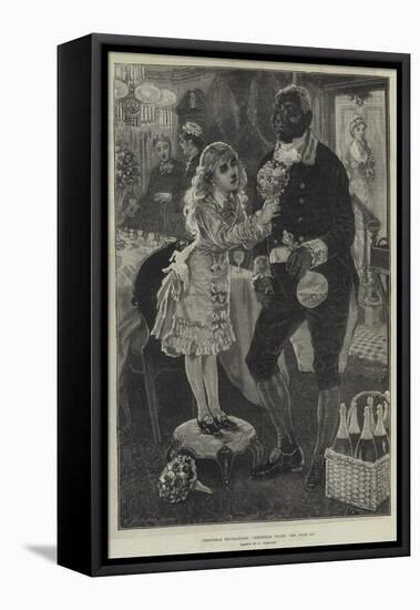 Christmas Decorations, Christmas Night-Charles Gregory-Framed Stretched Canvas