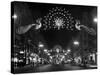 Christmas Decorations Hung across Regent Street in London-null-Stretched Canvas