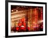 Christmas Decorations in front of the Radio City Music Hall in the Snow-Philippe Hugonnard-Framed Photographic Print