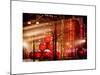 Christmas Decorations in front of the Radio City Music Hall in the Snow-Philippe Hugonnard-Mounted Art Print