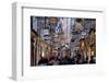 Christmas Decorations in Getreidegasse, Salzburg, Austria, Europe-Hans-Peter Merten-Framed Photographic Print