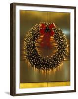 Christmas Decorations in Midtown Manhattan, New York, USA-Stuart Westmoreland-Framed Premium Photographic Print