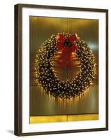 Christmas Decorations in Midtown Manhattan, New York, USA-Stuart Westmoreland-Framed Photographic Print