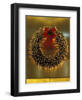 Christmas Decorations in Midtown Manhattan, New York, USA-Stuart Westmoreland-Framed Photographic Print