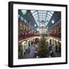 Christmas decorations in the Covent Garden, London, United Kingdom of Great Britain-null-Framed Art Print