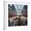 Christmas decorations in the Covent Garden, London, United Kingdom of Great Britain-null-Framed Art Print