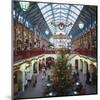 Christmas decorations in the Covent Garden, London, United Kingdom of Great Britain-null-Mounted Art Print