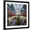 Christmas decorations in the Covent Garden, London, United Kingdom of Great Britain-null-Framed Art Print