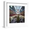 Christmas decorations in the Covent Garden, London, United Kingdom of Great Britain-null-Framed Art Print