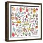 Christmas Decorations-Sarah Battle-Framed Giclee Print