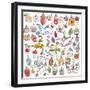 Christmas Decorations-Sarah Battle-Framed Giclee Print