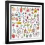 Christmas Decorations-Sarah Battle-Framed Giclee Print