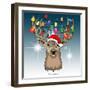 Christmas Deer 2-Mark Ashkenazi-Framed Giclee Print