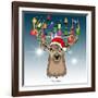 Christmas Deer 2-Mark Ashkenazi-Framed Giclee Print
