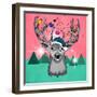 Christmas Deer 3-Mark Ashkenazi-Framed Giclee Print