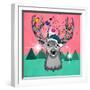 Christmas Deer 3-Mark Ashkenazi-Framed Giclee Print