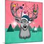 Christmas Deer 3-Mark Ashkenazi-Mounted Giclee Print