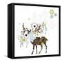 Christmas Deer-Alisa Foytik-Framed Stretched Canvas