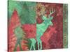 Christmas Deer-Cora Niele-Stretched Canvas