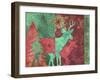 Christmas Deer-Cora Niele-Framed Giclee Print