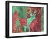 Christmas Deer-Cora Niele-Framed Giclee Print