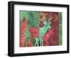 Christmas Deer-Cora Niele-Framed Giclee Print
