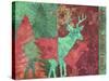 Christmas Deer-Cora Niele-Stretched Canvas