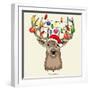 Christmas Deer-Mark Ashkenazi-Framed Giclee Print