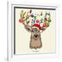 Christmas Deer-Mark Ashkenazi-Framed Giclee Print