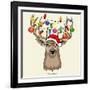 Christmas Deer-Mark Ashkenazi-Framed Giclee Print