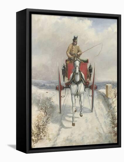 Christmas Deliveries-Henry Thomas Alken-Framed Stretched Canvas