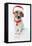 Christmas Dog Santa-Javier Brosch-Framed Stretched Canvas