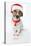 Christmas Dog Santa-Javier Brosch-Stretched Canvas