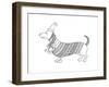 Christmas Dog-Neeti Goswami-Framed Art Print