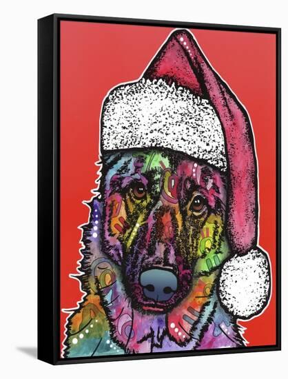 Christmas Dog-Dean Russo-Framed Stretched Canvas