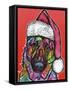 Christmas Dog-Dean Russo-Framed Stretched Canvas