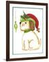 Christmas Dog-Beverly Johnston-Framed Giclee Print