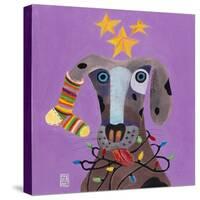 Christmas Dog-Nathaniel Mather-Stretched Canvas