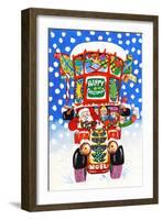 Christmas Double Decker-Tony Todd-Framed Giclee Print