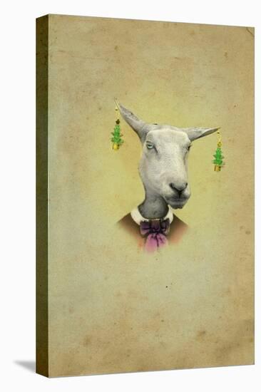Christmas Earings-J Hovenstine Studios-Stretched Canvas