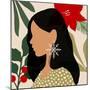 Christmas Earring II-Victoria Barnes-Mounted Art Print