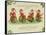 Christmas Elves, Postcard, Early 20th Century-null-Framed Stretched Canvas
