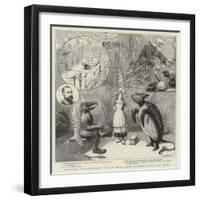 Christmas Entertainment at the Royal Free Hospital, Gray's Inn Road-Charles Joseph Staniland-Framed Giclee Print