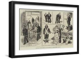 Christmas Entertainment to the Patients at Charing-Cross Hospital-Alfred Courbould-Framed Giclee Print