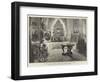Christmas Eve at Windsor Castle, the Queen's Christmas Tree-null-Framed Giclee Print