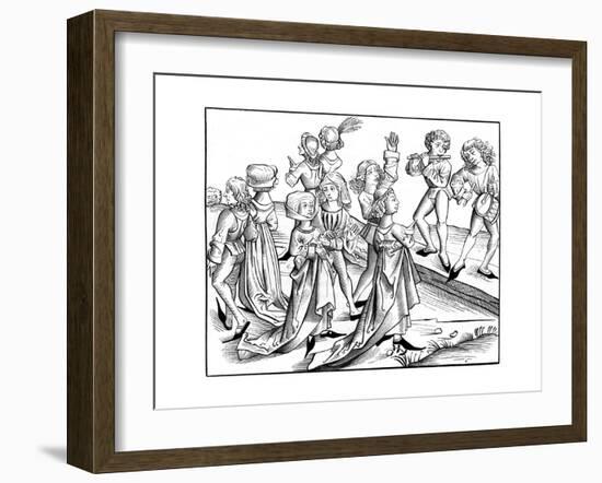 Christmas Eve Dance, 1493-Pierre Wolgmuth-Framed Giclee Print