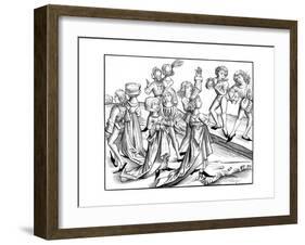 Christmas Eve Dance, 1493-Pierre Wolgmuth-Framed Giclee Print